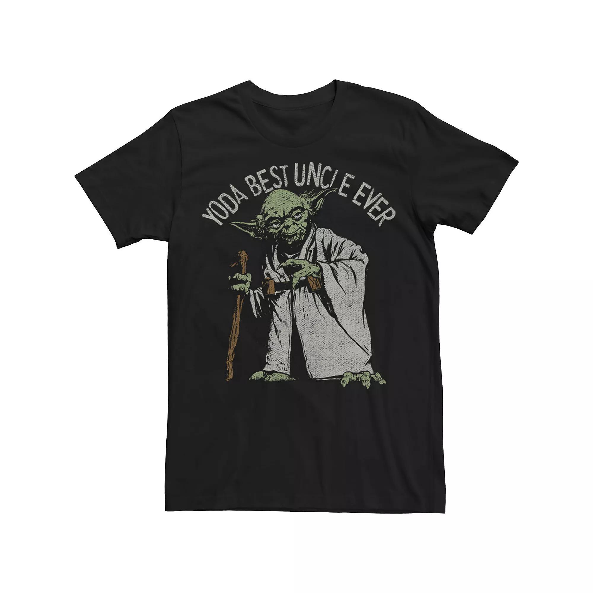 Big & Tall Star Wars Yoda Best Uncle Ever Portrait Tee, Men's,  Product Image