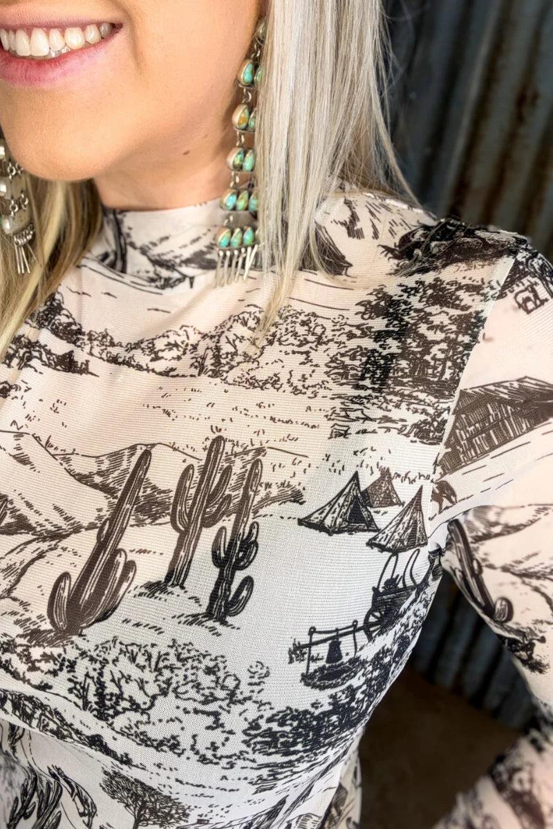 Sterling Kreek The Old Days Mesh Top Product Image