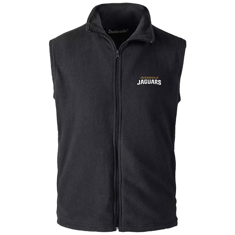 Men's Black Jacksonville Jaguars Houston Fleece Full-Zip Vest,  Product Image