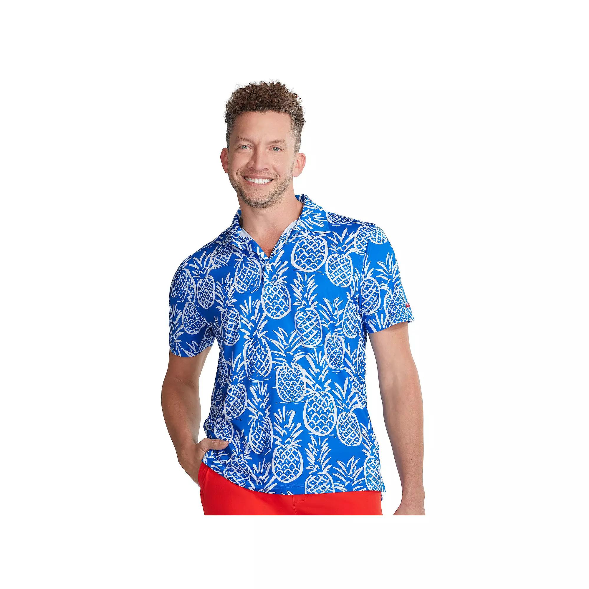 Men's Chubbies Performance Polo Shirt, Size: XL, Medium Blue Product Image