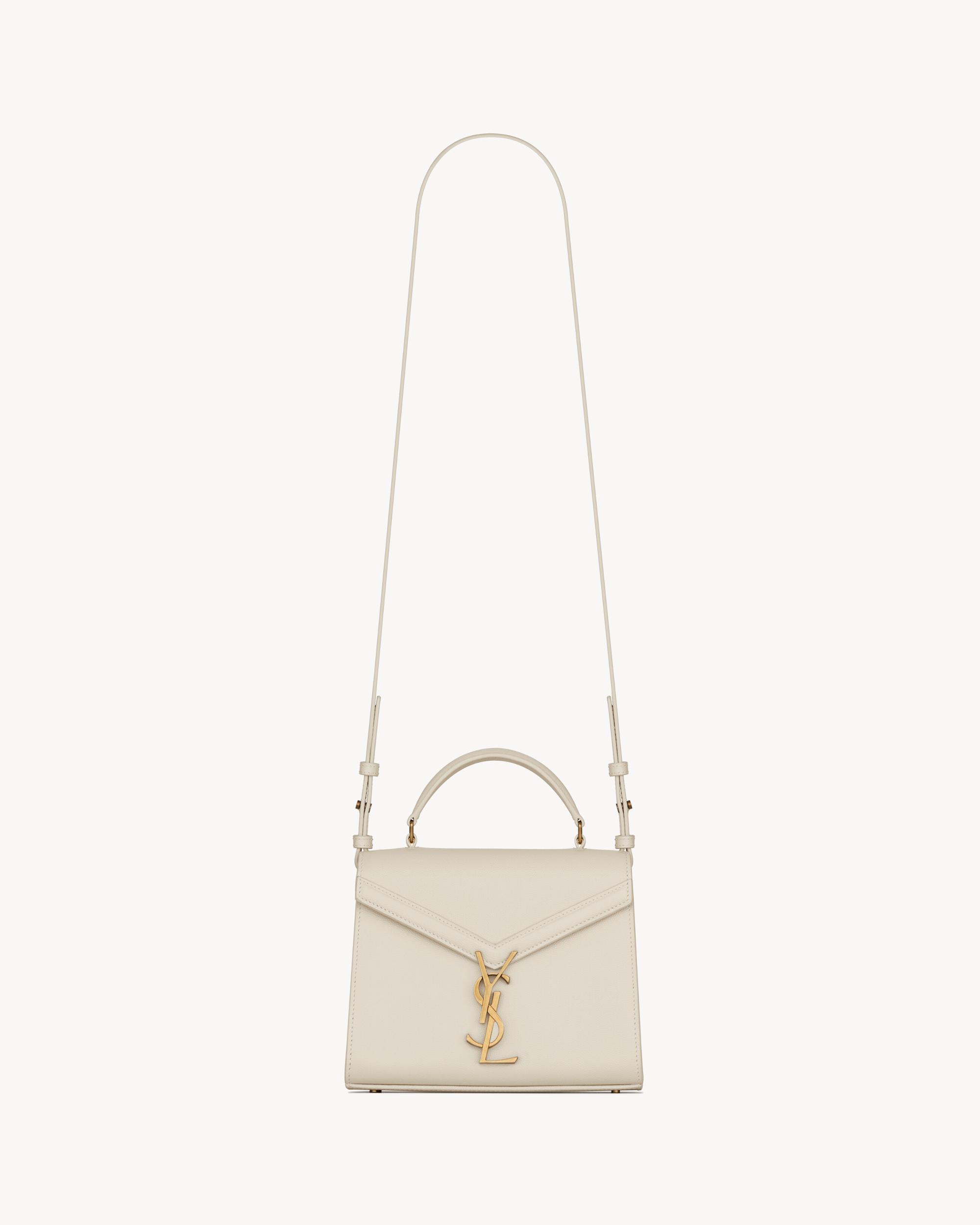 CASSANDRA Mini top handle bag in grain de poudre embossed leather Product Image