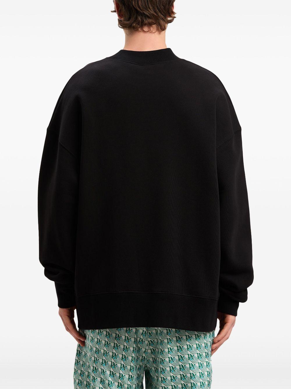 logo-print cotton sweatshirt  Product Image