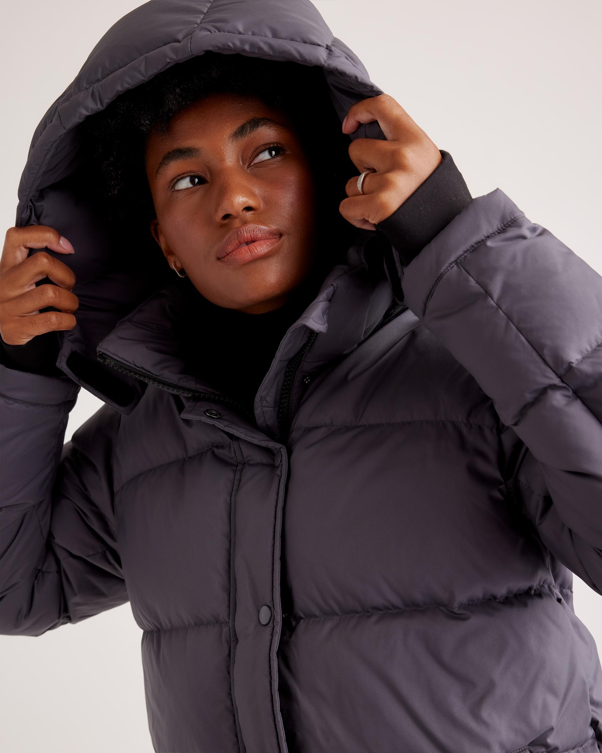 Quince | Women's Responsible Down Cropped Puffer Jacket Size XS, Recycled Polyester Product Image