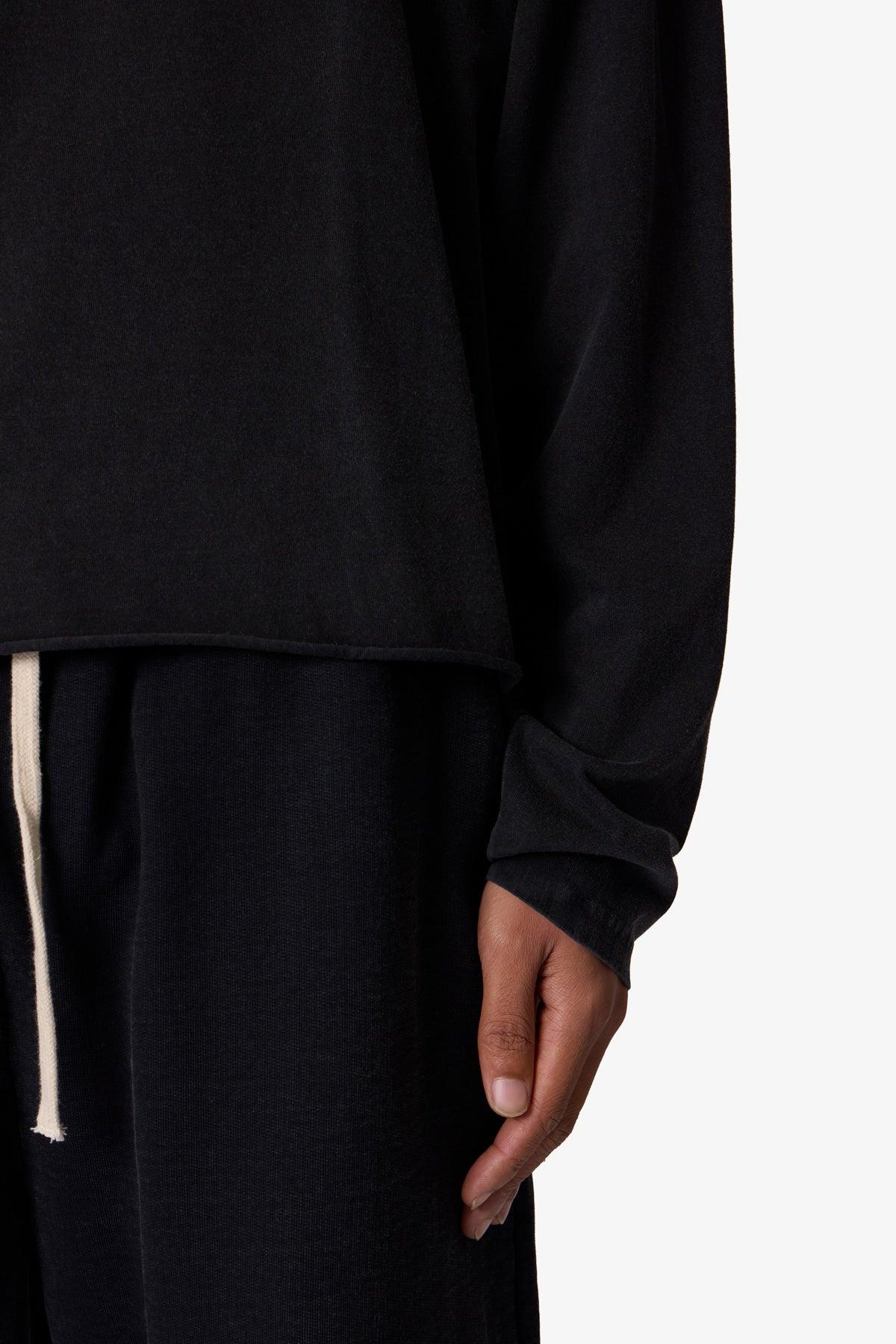 Long Sleeve Tee - Washed Black Product Image