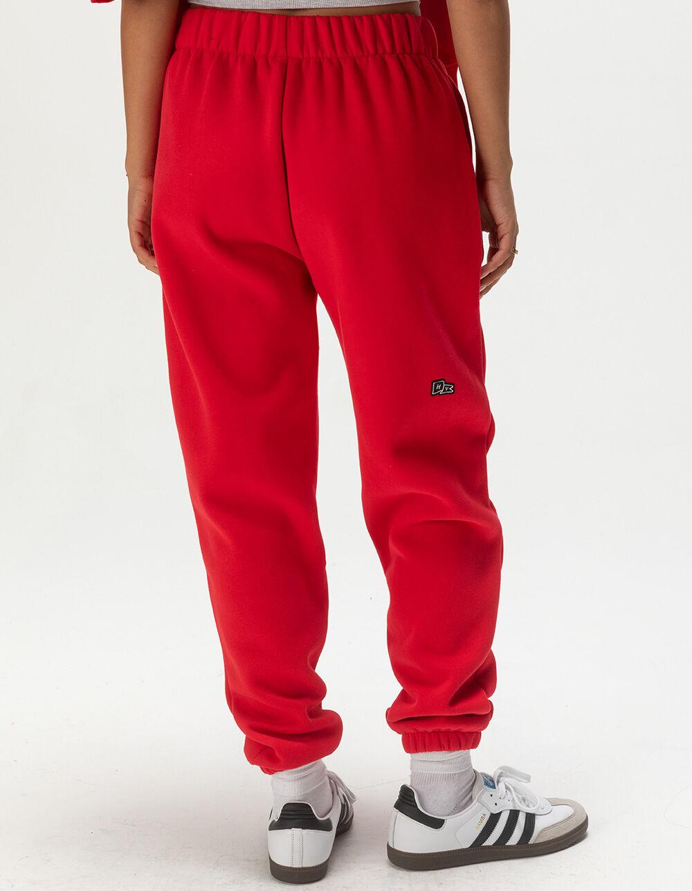HYPE AND VICE University of Utah Womens Sweatpants - RED Product Image
