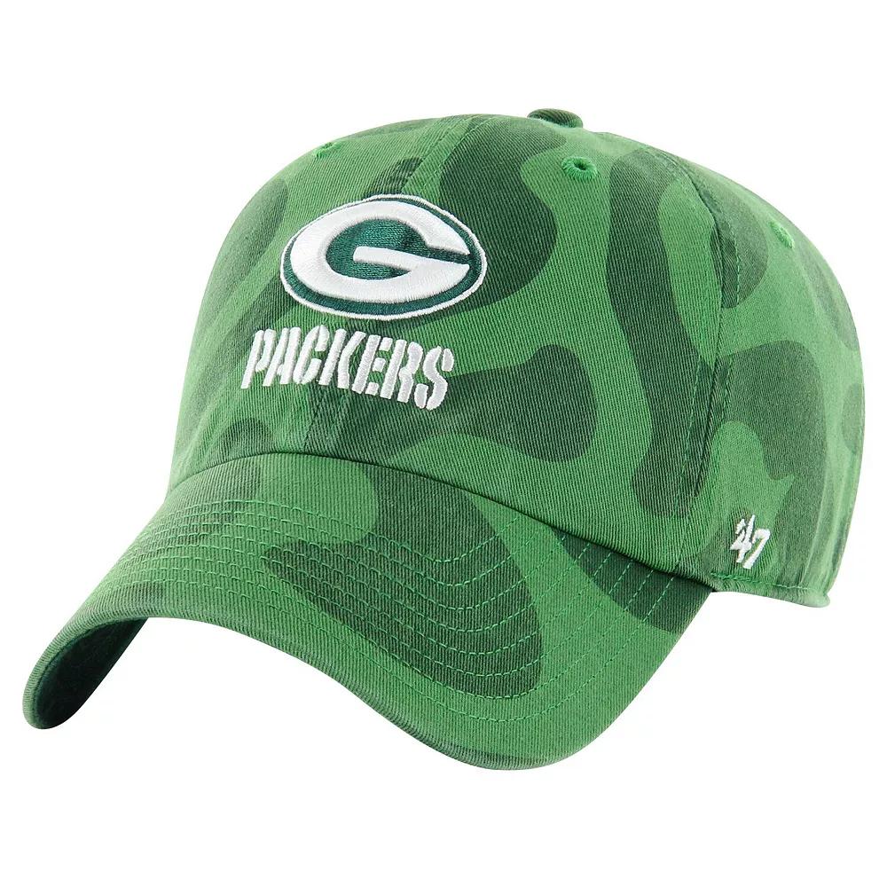 Women's '47  Green Green Bay Packers Freeform Clean Up Adjustable Hat Product Image