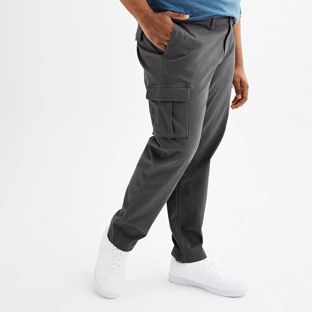 Big & Tall Sonoma Goods For Life® Flexwear Straight-Fit Cargo Pants, Men's,  Product Image
