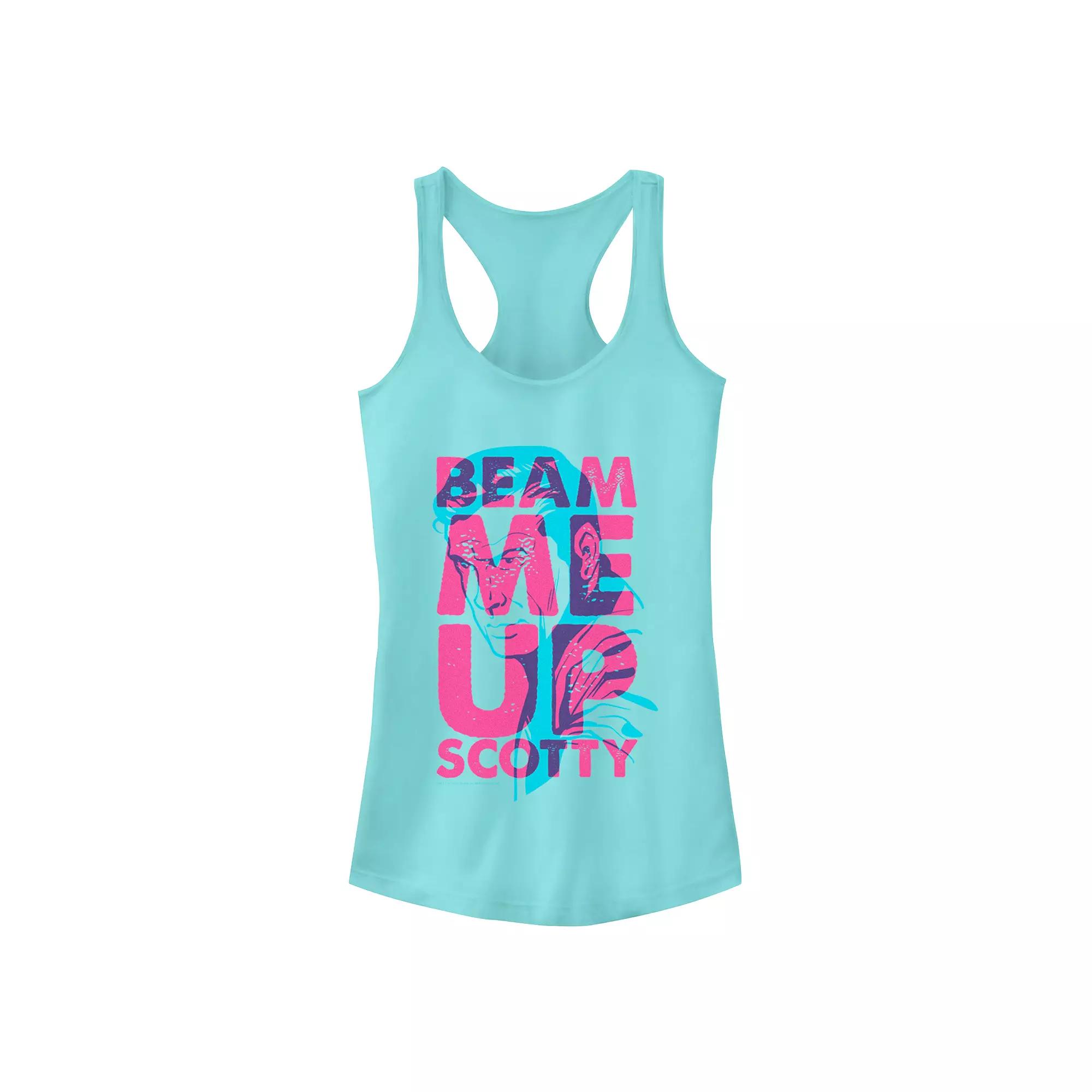 Juniors' Star Trek The Original Series Beam Me Up Racerback Tank Top, Girl's,  Product Image