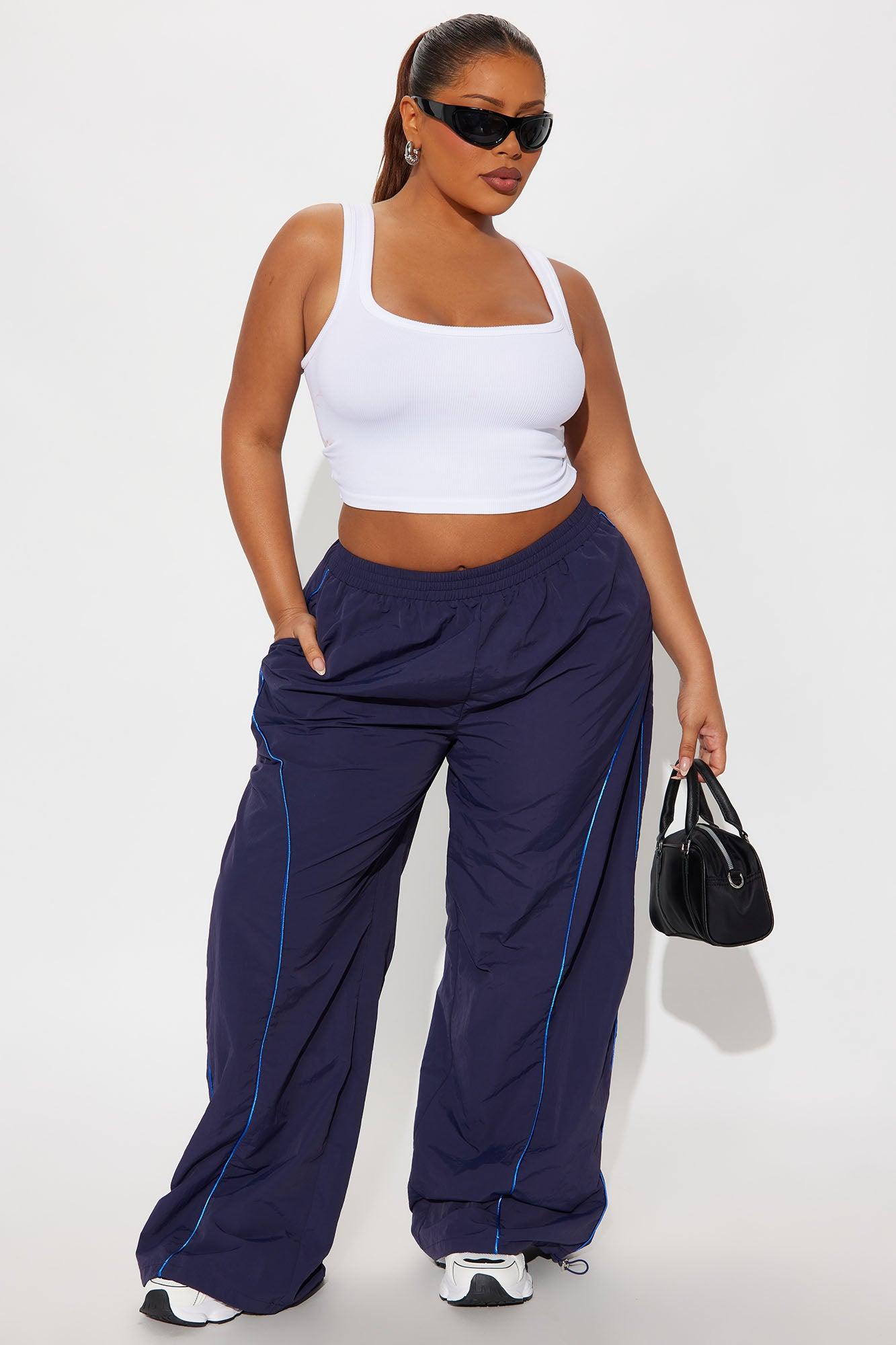 Precise Movement Windbreaker Track Pant - Navy/combo Female Product Image