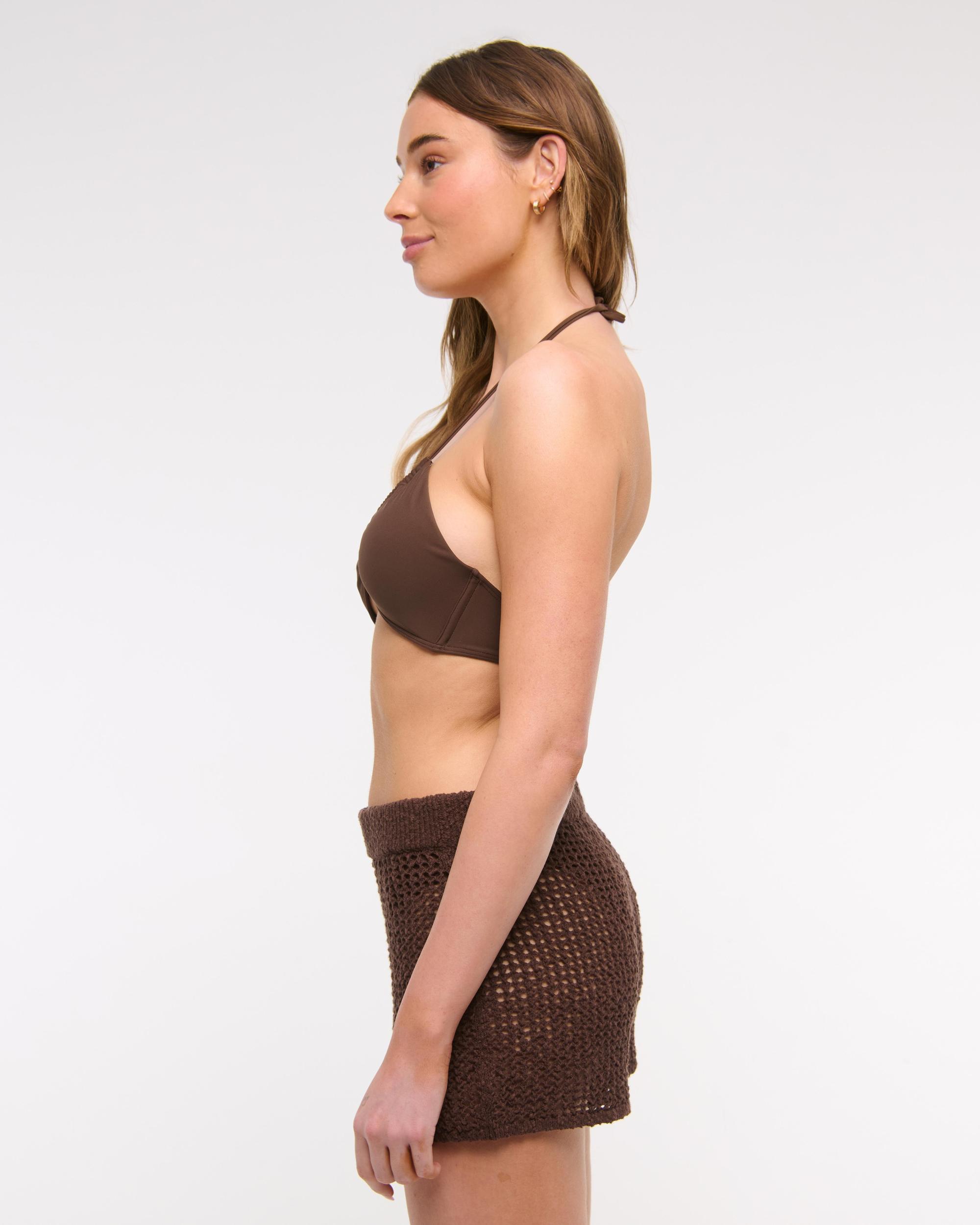 Crochet-Style Coverup Short Product Image