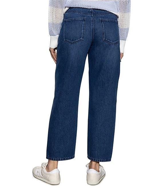 Sanctuary District Column Standard Rise Straight Leg Ankle Jeans Product Image