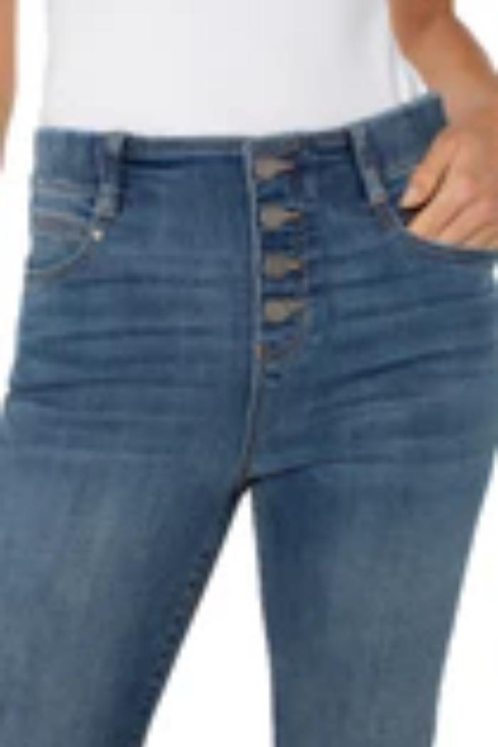 gia crop flare with exposed button Product Image