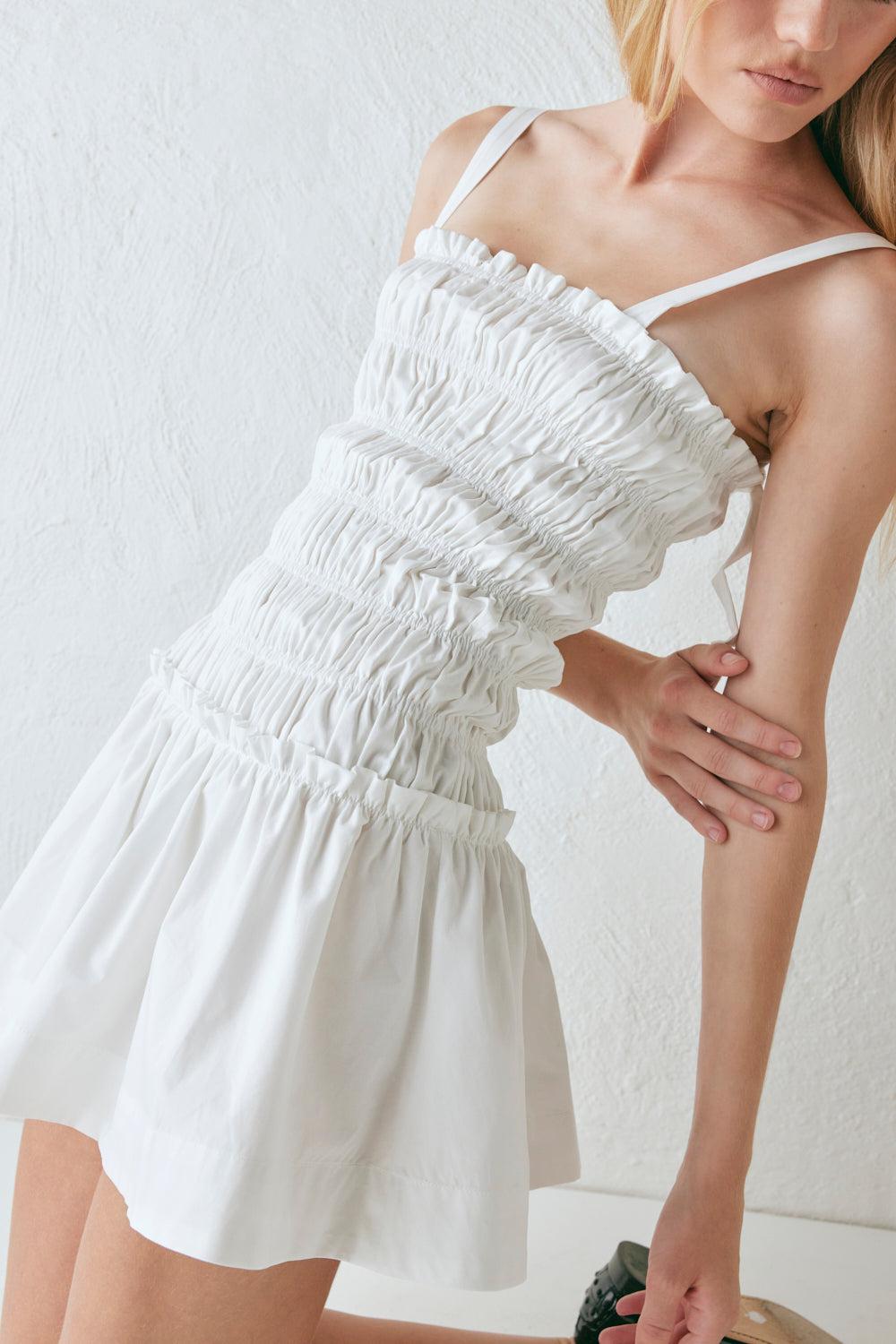 Gabi Mini Dress White Product Image