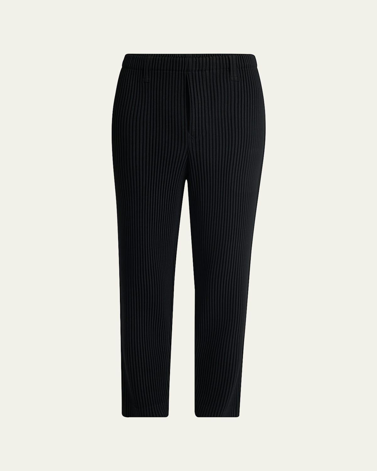 Mens Pleated Pull-On Pants Product Image