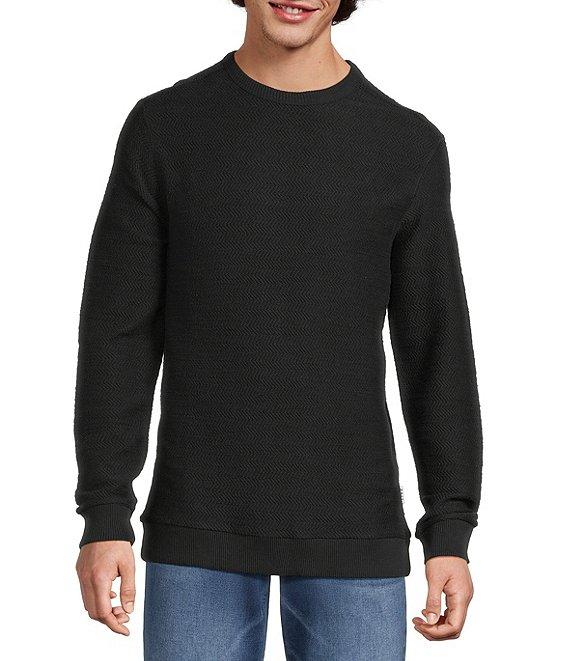 Rowm Long Sleeve Herringbone T-Shirt Product Image