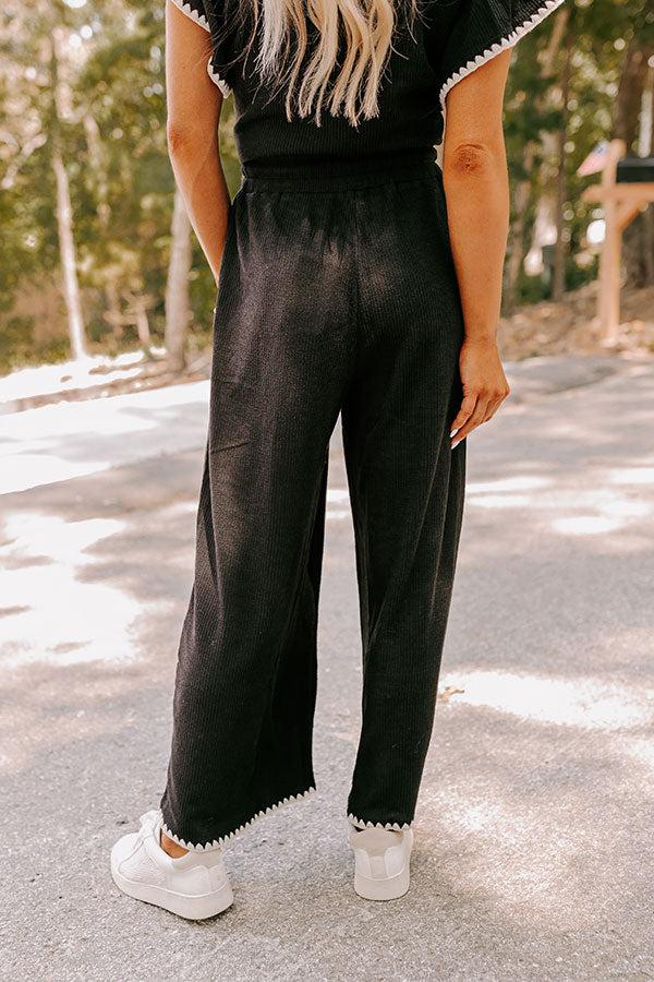 Small Town Cafe High Waist Wide Leg Pants Product Image
