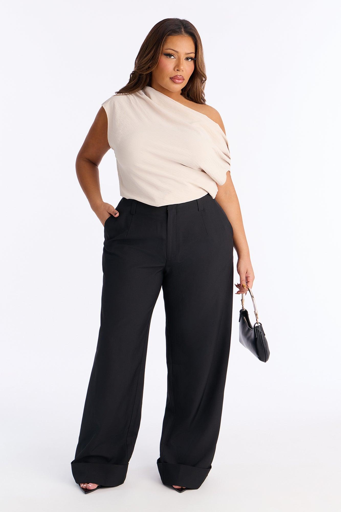 Rosemere One Shoulder Airflow Bodysuit - Beige Female Product Image