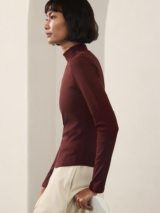 Signature Rib Turtleneck Product Image
