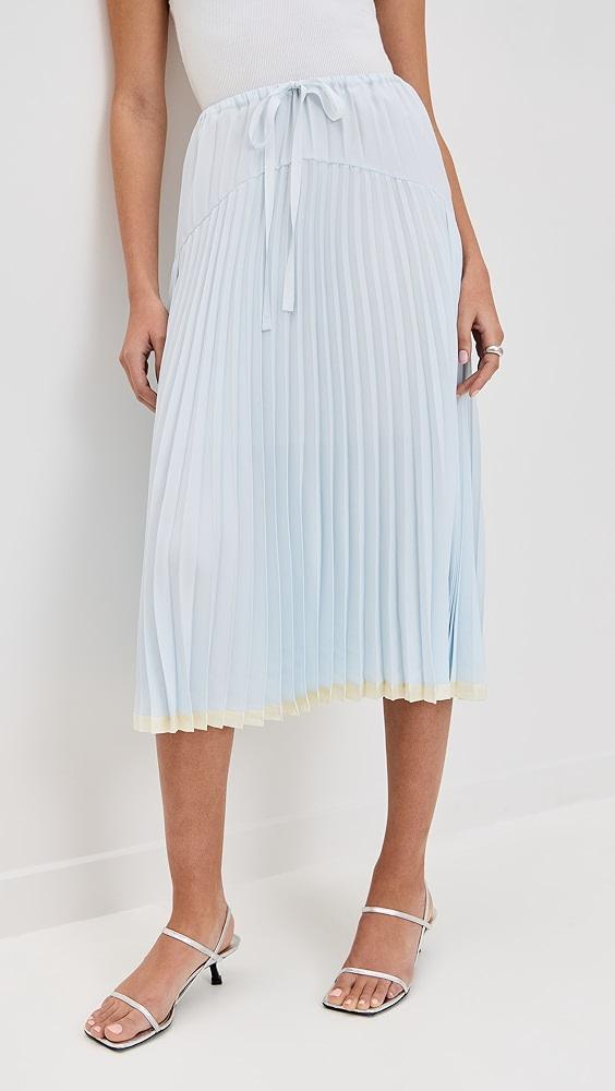 Vince Pleated Tiered Skirt | Shopbop Product Image