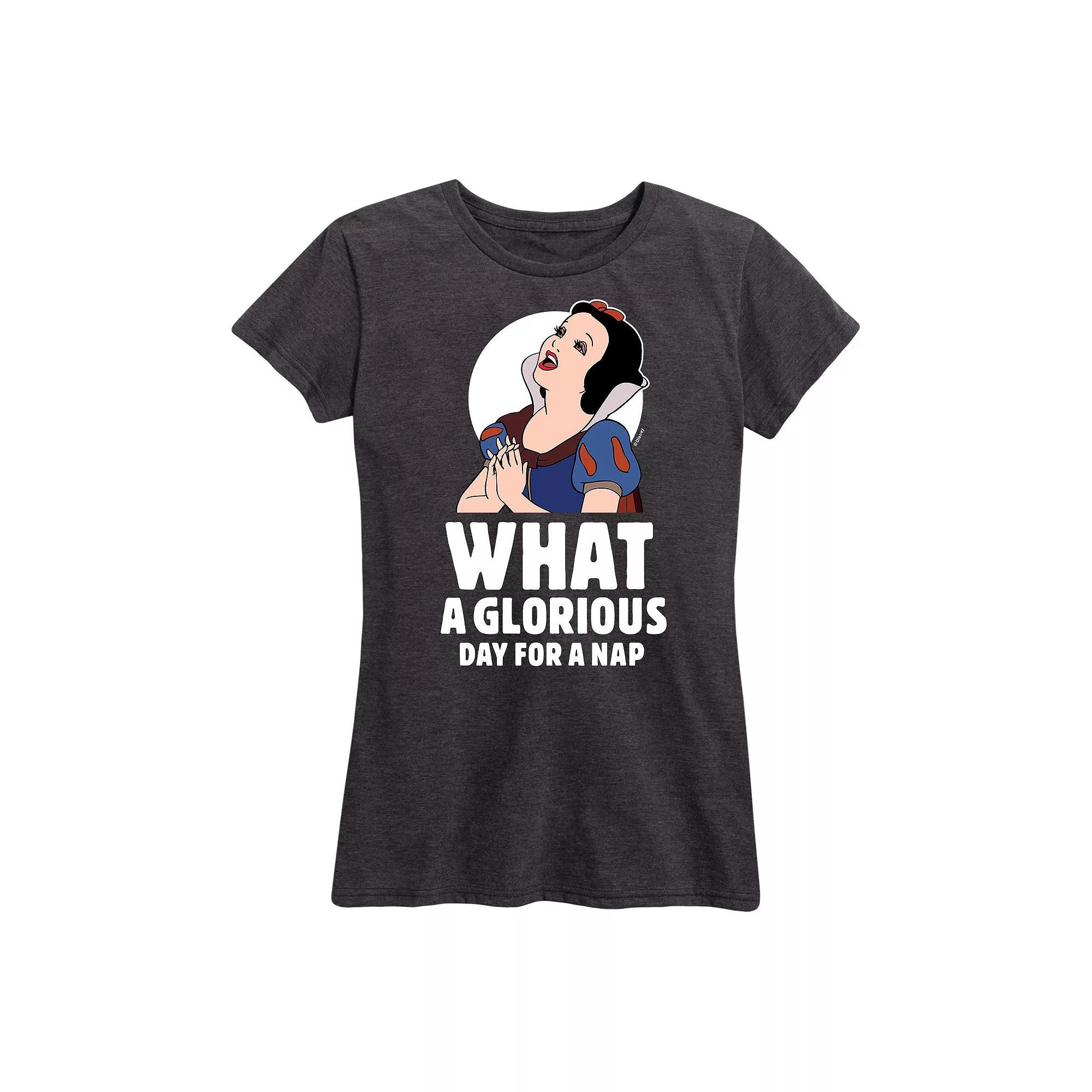 Disney Princess Snow White Women's Nap Graphic Tee, Girl's,  Product Image
