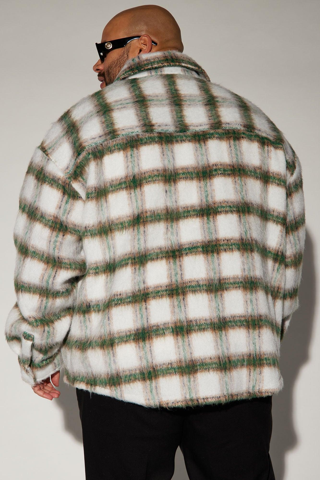 Pacific Mohair Shacket - Olive Product Image