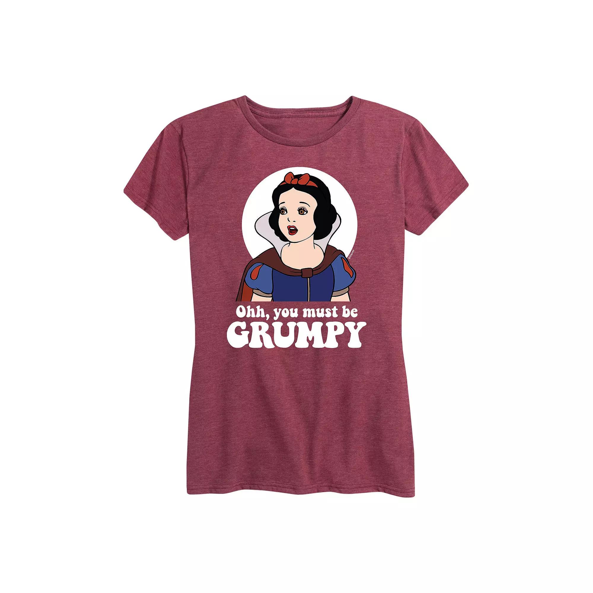 Disney Princess Snow White Women's Must Be Grumpy Graphic Tee, Girl's,  Product Image