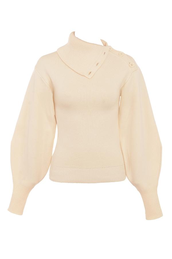 Adelita  cream cashmere blend sweater - sale Product Image