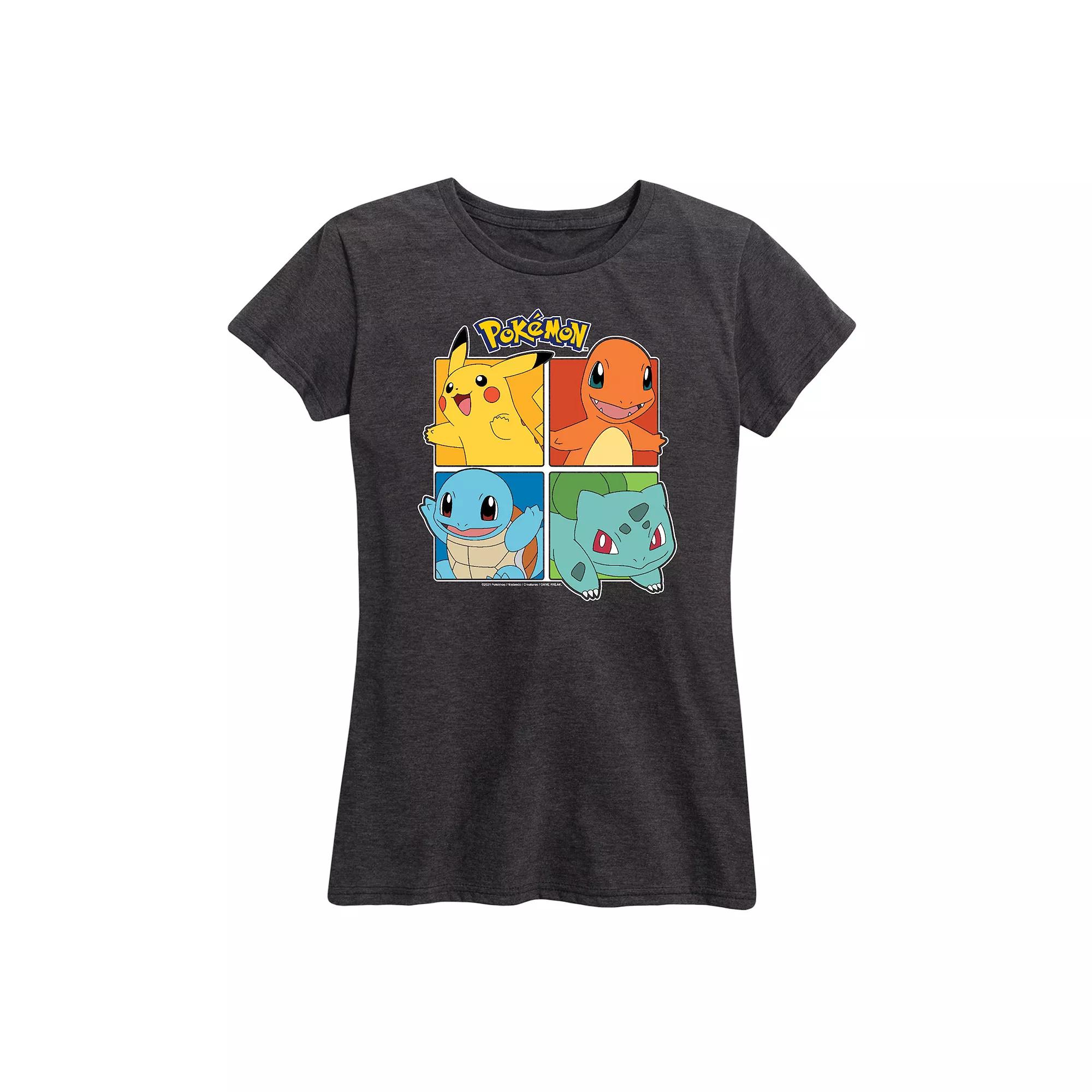 Plus Pokemon Partner Squares Graphic Tee, Women's,  Product Image