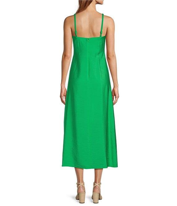 Antonio Melani Isabella Square Neck Sleeveless A-Line Midi Dress Product Image
