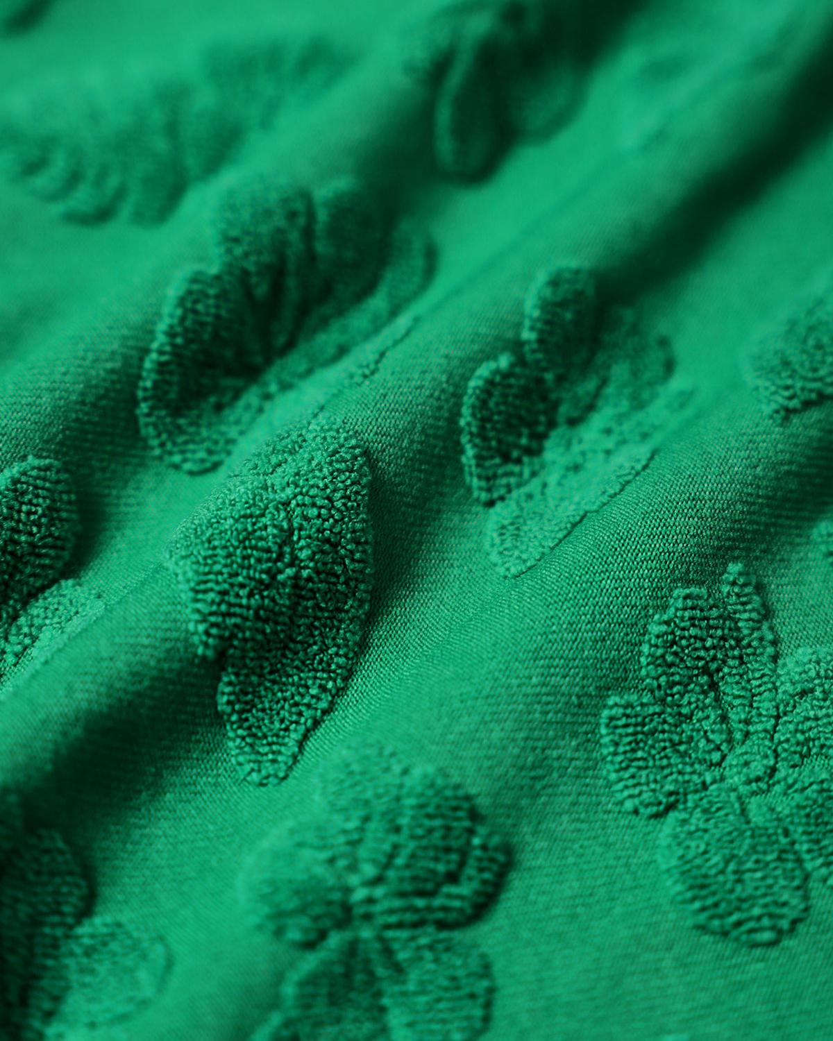 Green Jacquard Tankini Swimsuit Product Image