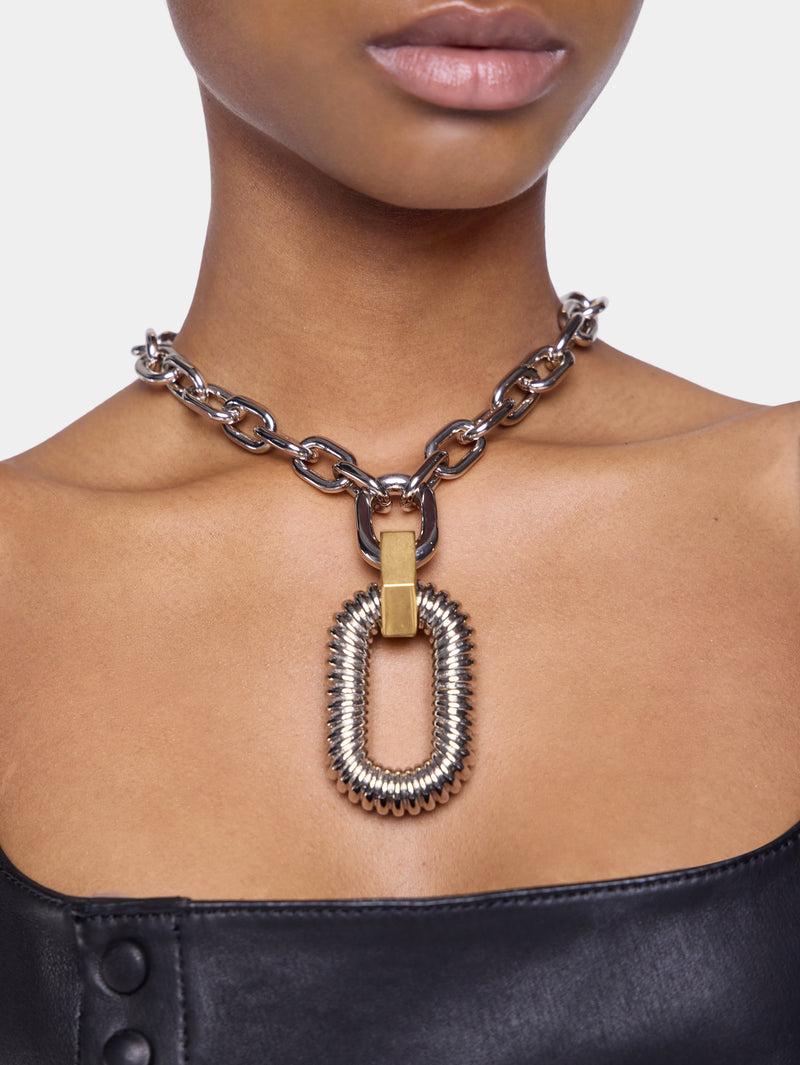 GOLD/SILVER XL LINK NECKLACE Product Image