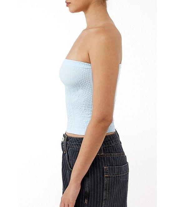 BDG Urban Outfitters Tapestry Knit Bandeau Top Product Image