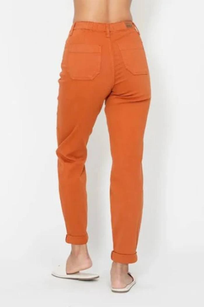 HIGH WAISTED DOUBLE CUFF JOGGER JEAN Product Image