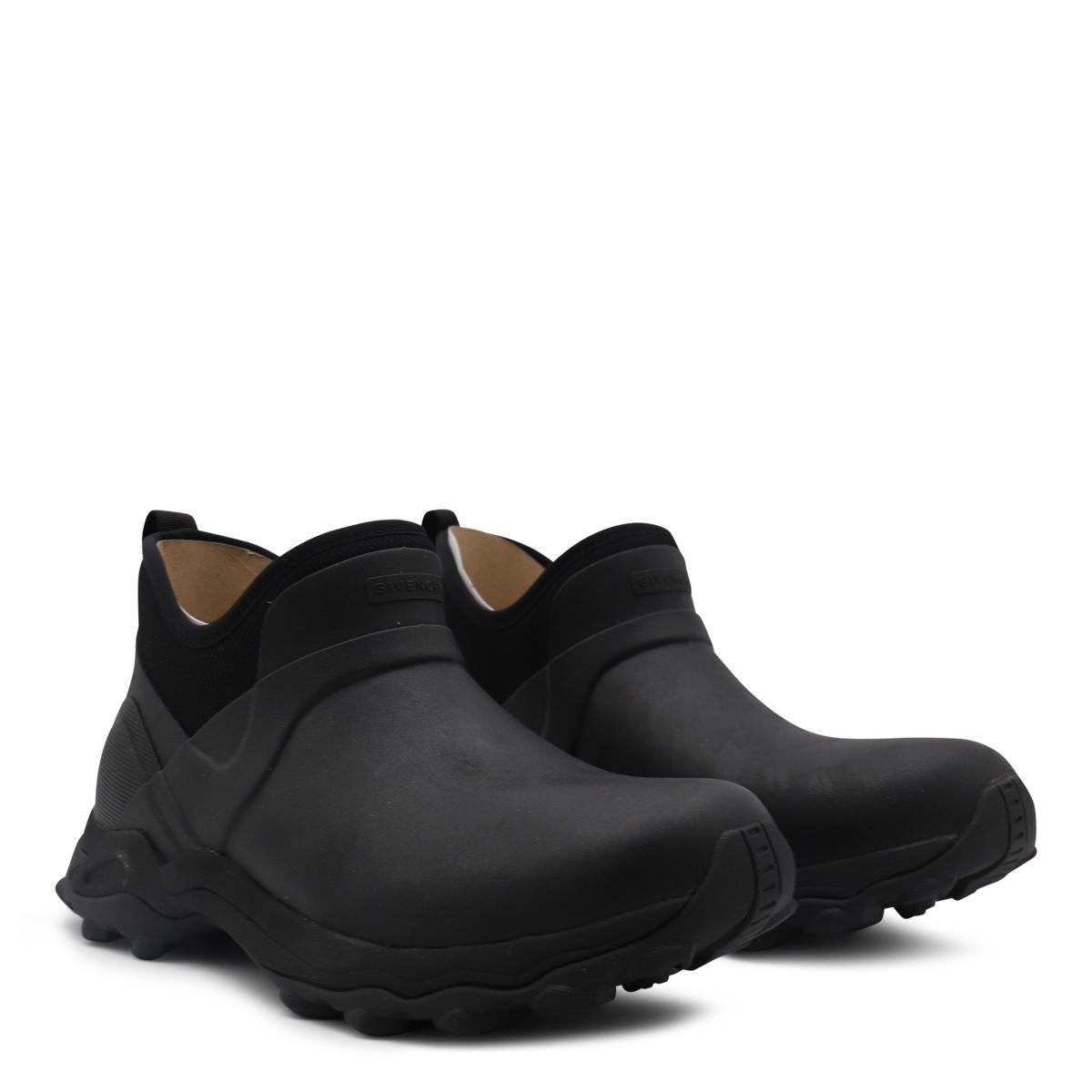 GIVENCHY Bogs Chelsea Boots In Rubber And Neoprene In Black Product Image