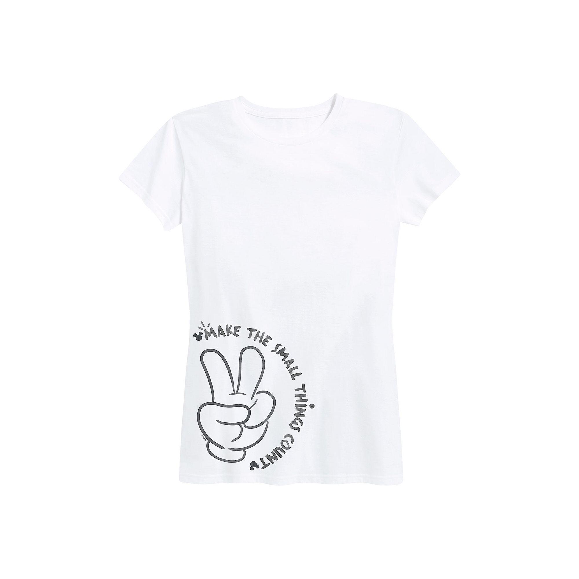 Disney's Mickey Mouse Women's The Small Things Count Graphic Tee,  Product Image
