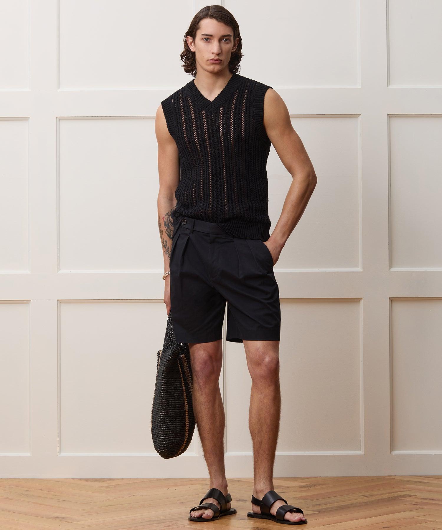 Open Stitch Sweater Vest Product Image