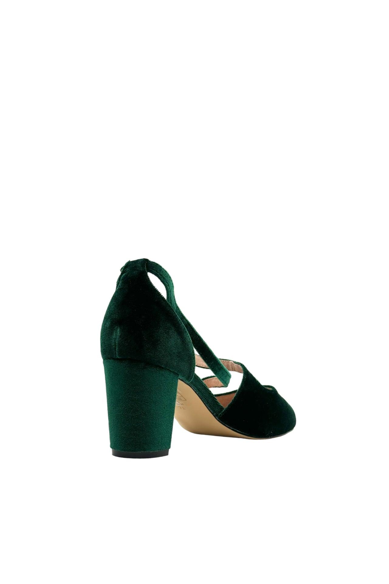 Oren Velvet Mary Jane Heels Product Image