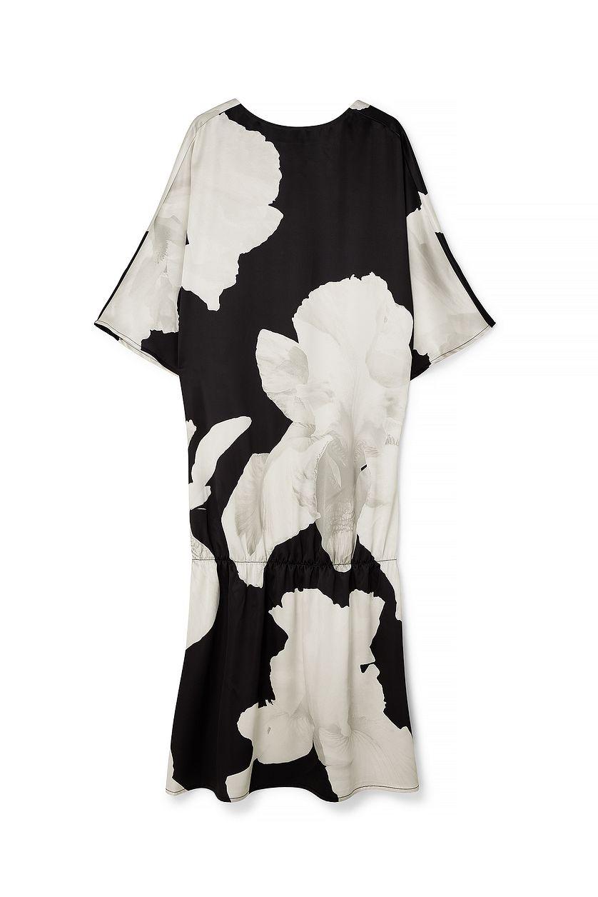 Printed Open Back Maxi Dress Product Image