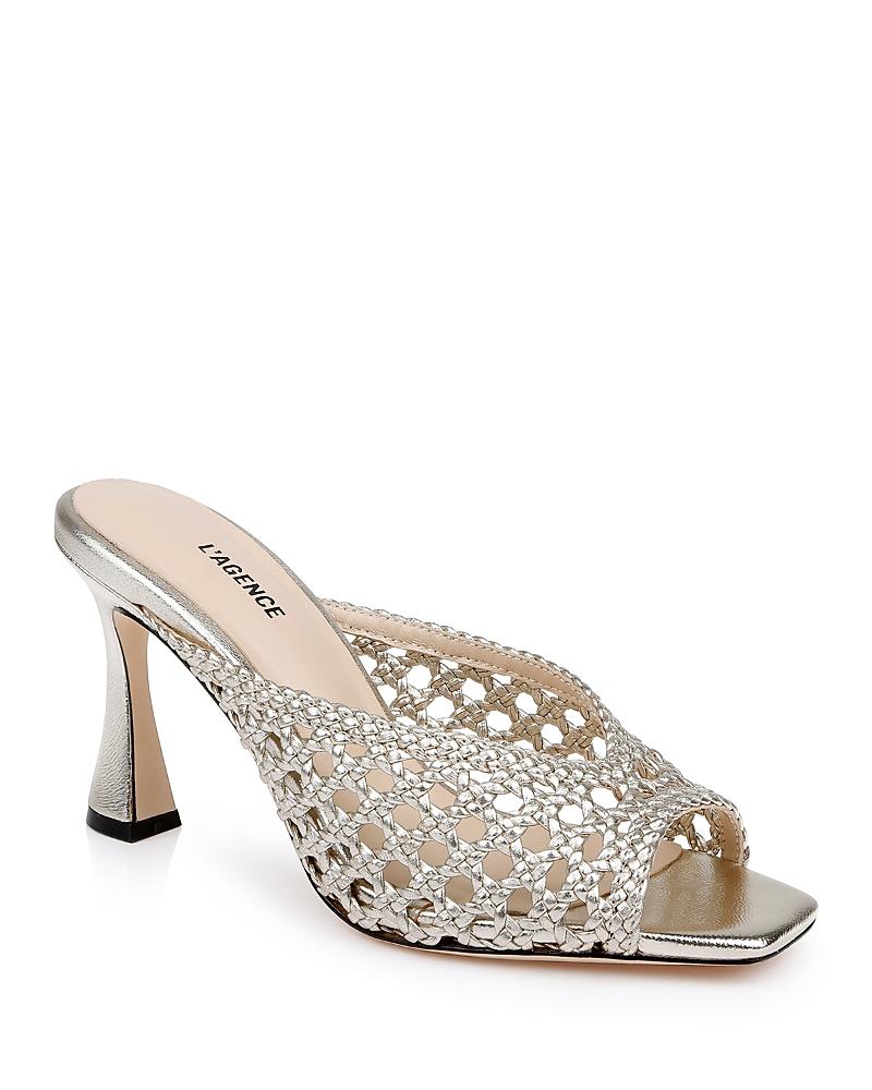 LAgence Womens Jacques Square Toe High Heel Sandals Product Image