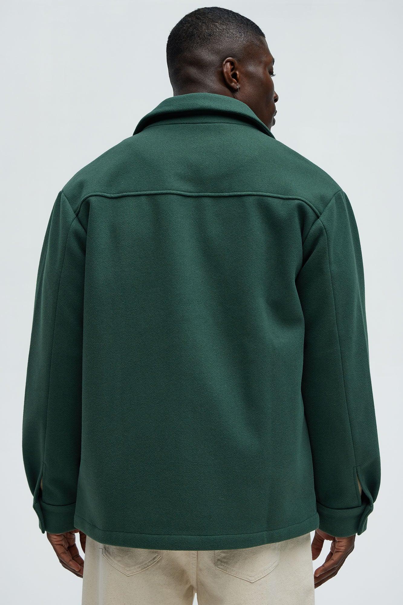 Ballou Pocket Button Up Shirt - Green Product Image