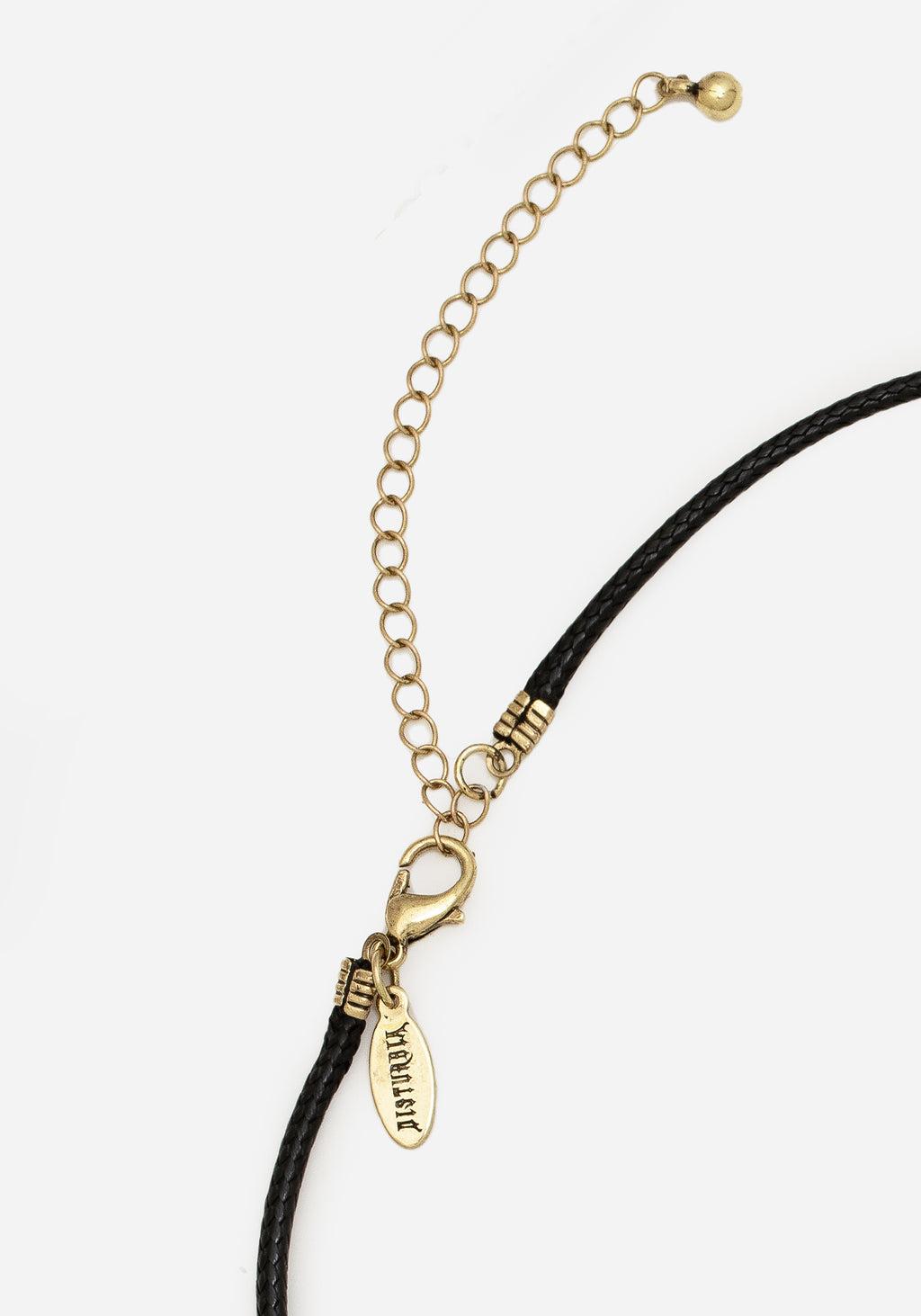 Genesta Skull Key Cord Necklace Product Image