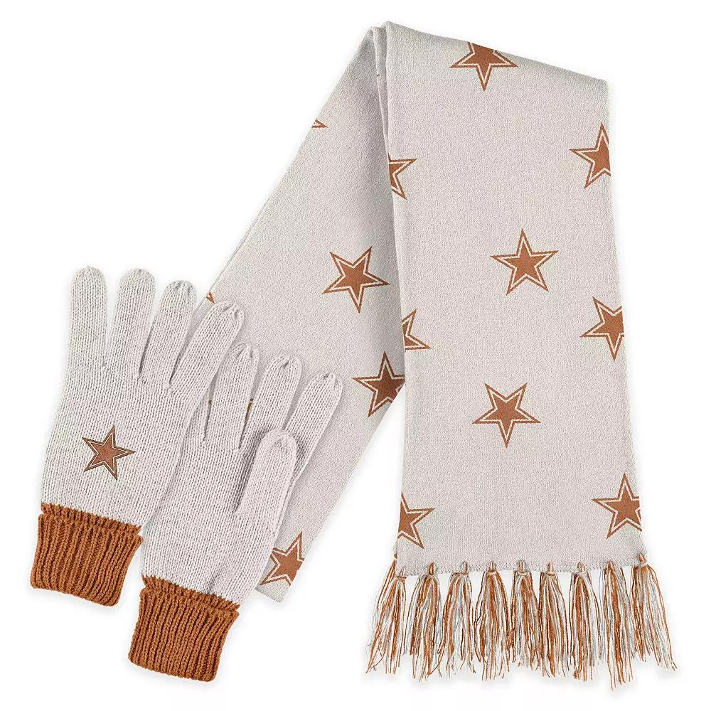 Women's WEAR by Erin Andrews Dallas Cowboys Tonal Scarf & Glove Set, Team Product Image