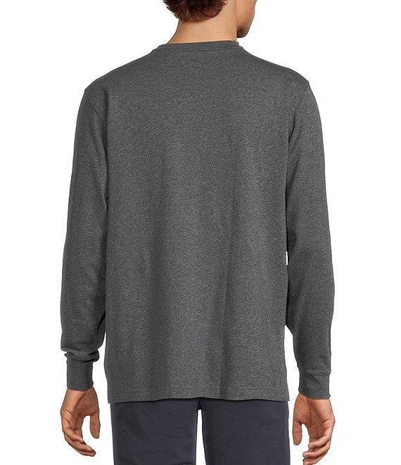 L.L.Bean Carefree Long Sleeve Henley Shirt Product Image