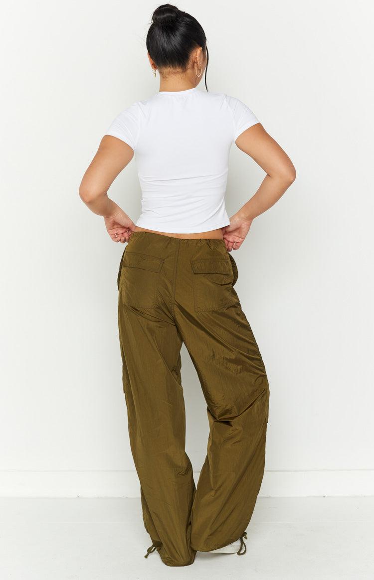 Frankie Khaki Parachute Pants Product Image