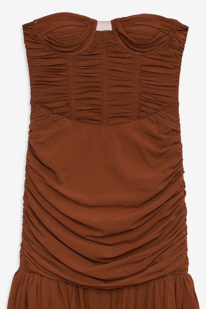 Serafina Gown — Brown Product Image