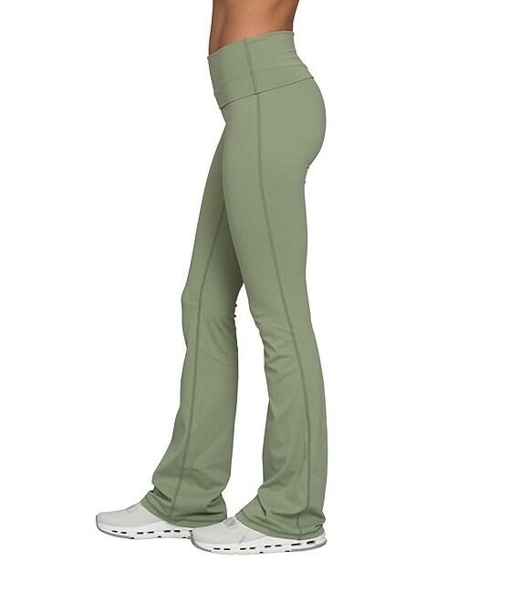GOLD HINGE Essential Foldover High Rise Flare Pants Product Image