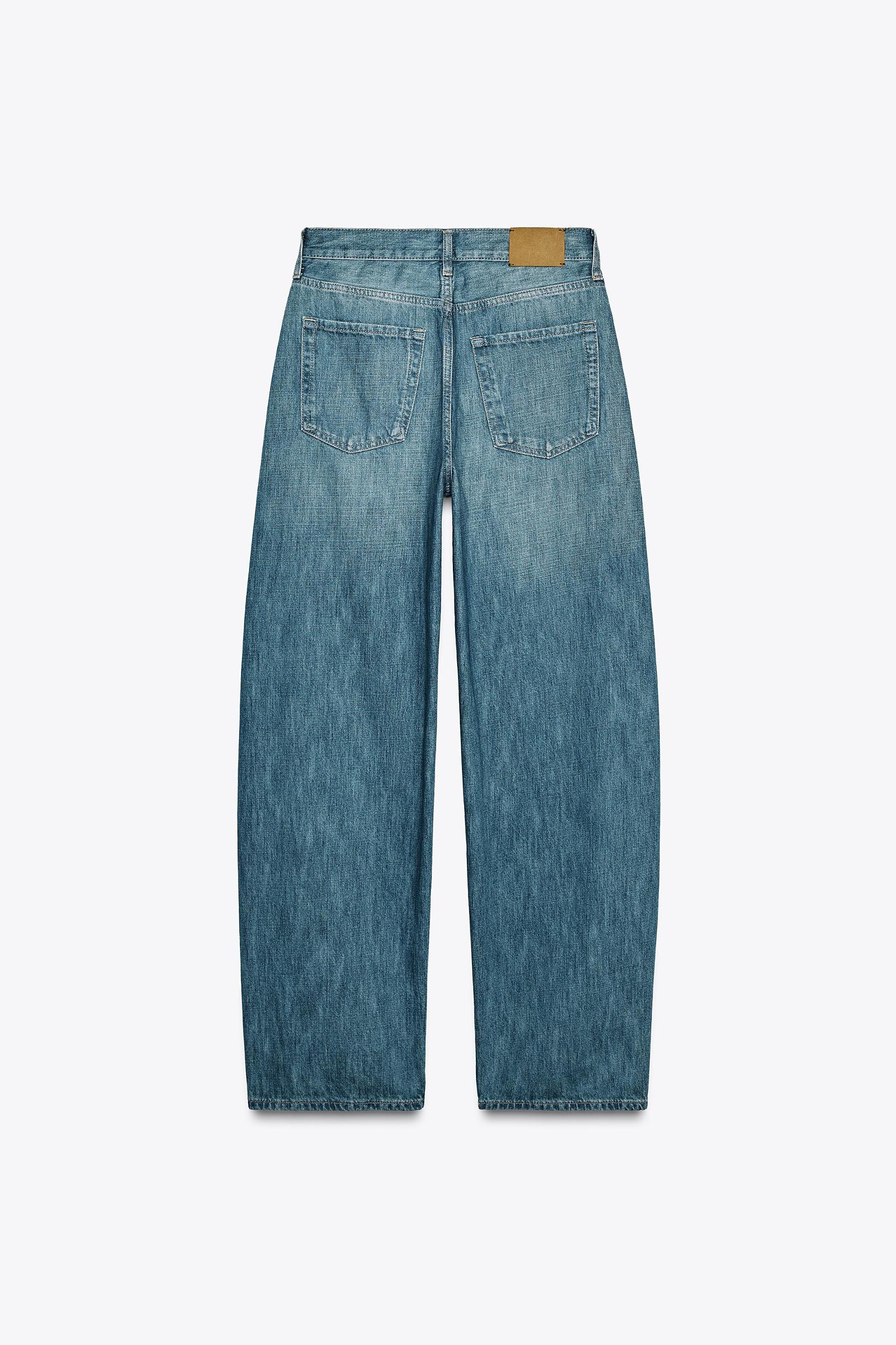 ZW COLLECTION RELAXED MID-RISE JEANS Product Image