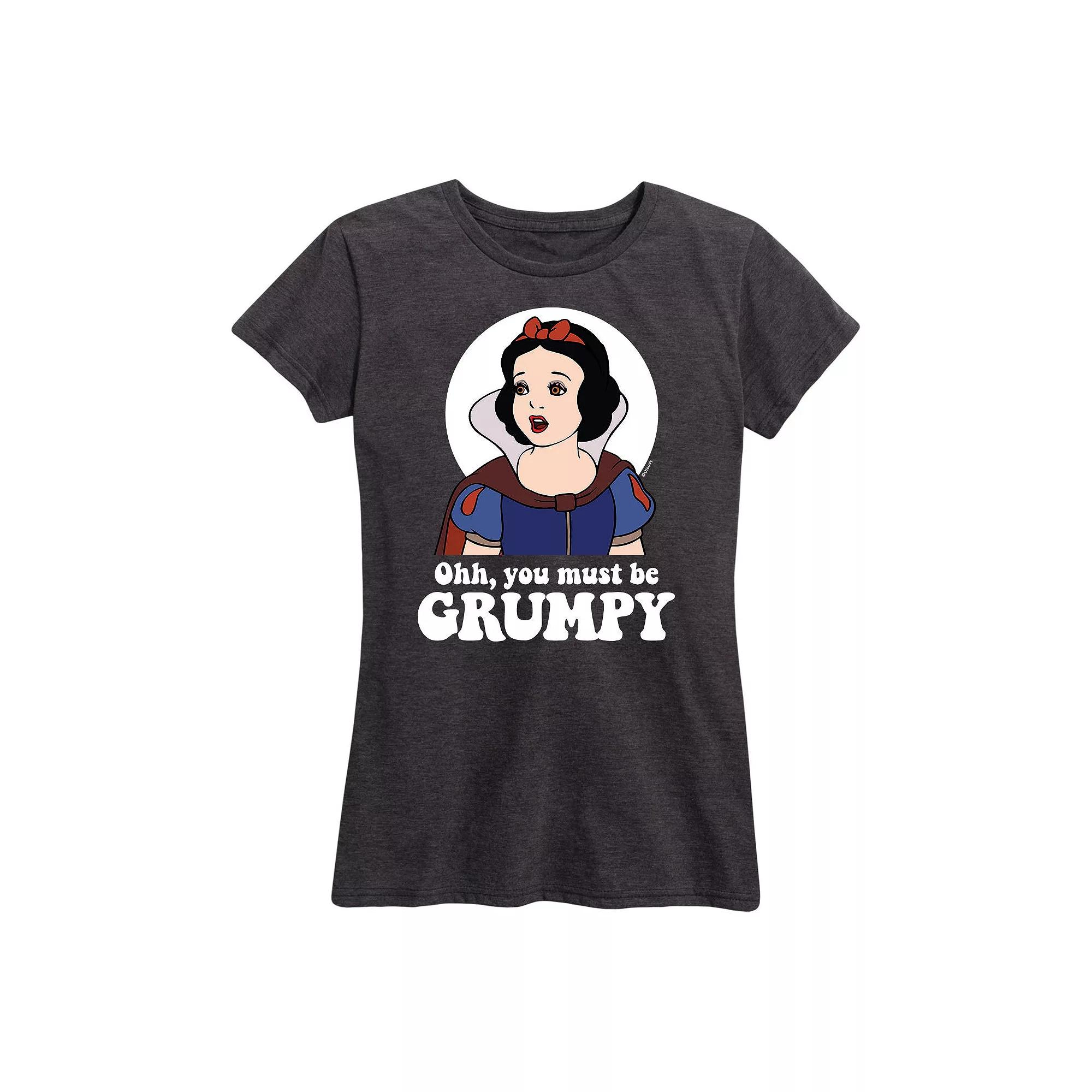 Disney Princess Snow White Women's Must Be Grumpy Graphic Tee, Girl's,  Product Image