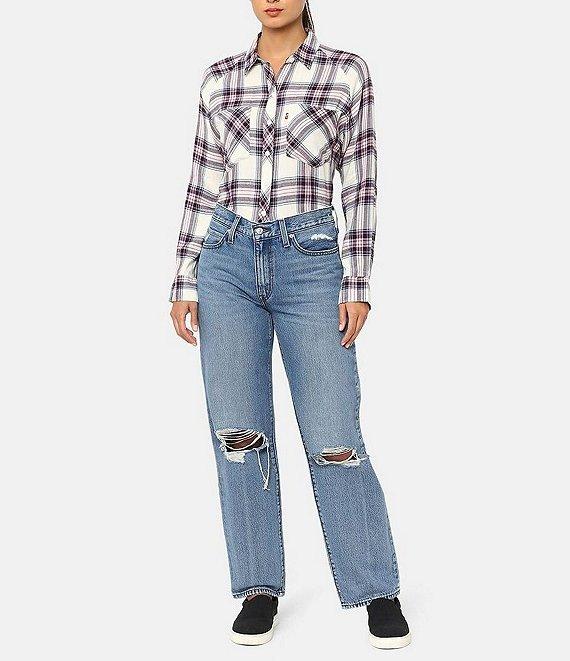 Levi's® 94 Mid Rise Baggy Distressed Jeans Product Image