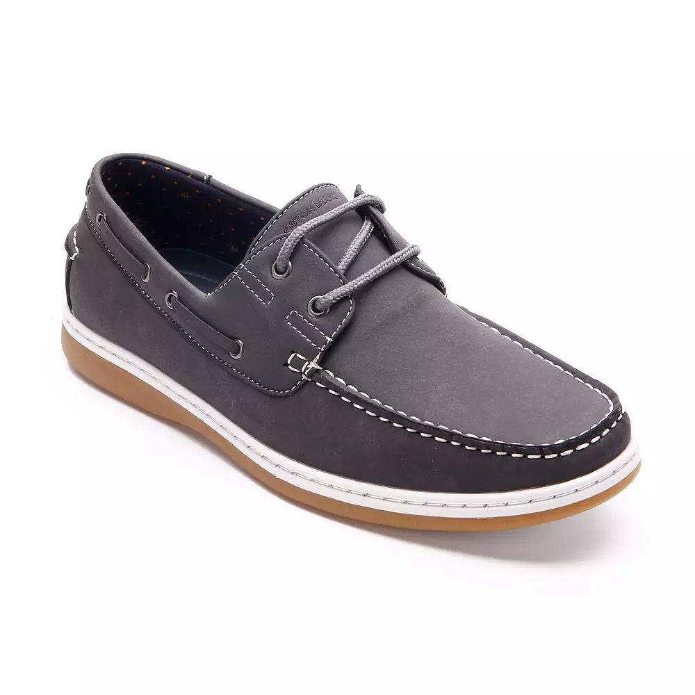 Aston Marc Sail Men's Boat Shoes, Size: 9, Gray Product Image